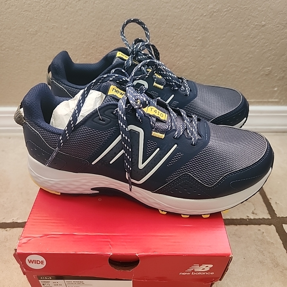 New Balance Blue and Yellow Athletic Shoes